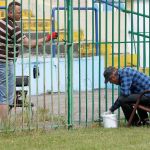 Kibice Stomilu Olsztyn remontowali własny stadion