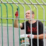 Kibice Stomilu Olsztyn remontowali własny stadion