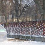 Zdemontowano trybunę na stadionie w Elblągu