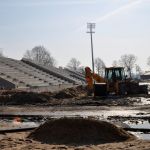 Budowa stadionu Sokoła w Ostródzie