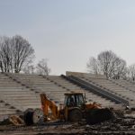 Budowa stadionu Sokoła w Ostródzie