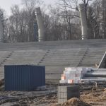 Budowa stadionu Sokoła w Ostródzie