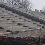 Budowa stadionu Sokoła w Ostródzie