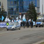 Manifestacja kibiców Stomilu Olsztyn