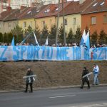 Manifestacja kibiców Stomilu Olsztyn