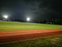 Oświetlenie na stadionie Delfina Rybno