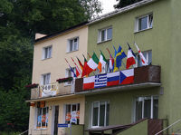 Zobacz... balkon pewnego kibica z Ostródy