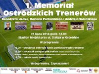 I Memoriał Ostródzkich Trenerów już w sobotę!