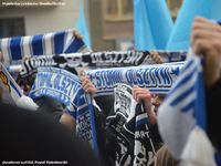 Manifestacja kibiców Stomilu Olsztyn 