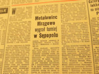 "Z archiwum X": Metalowiec Mrągowo wygrał turniej w Sępopolu