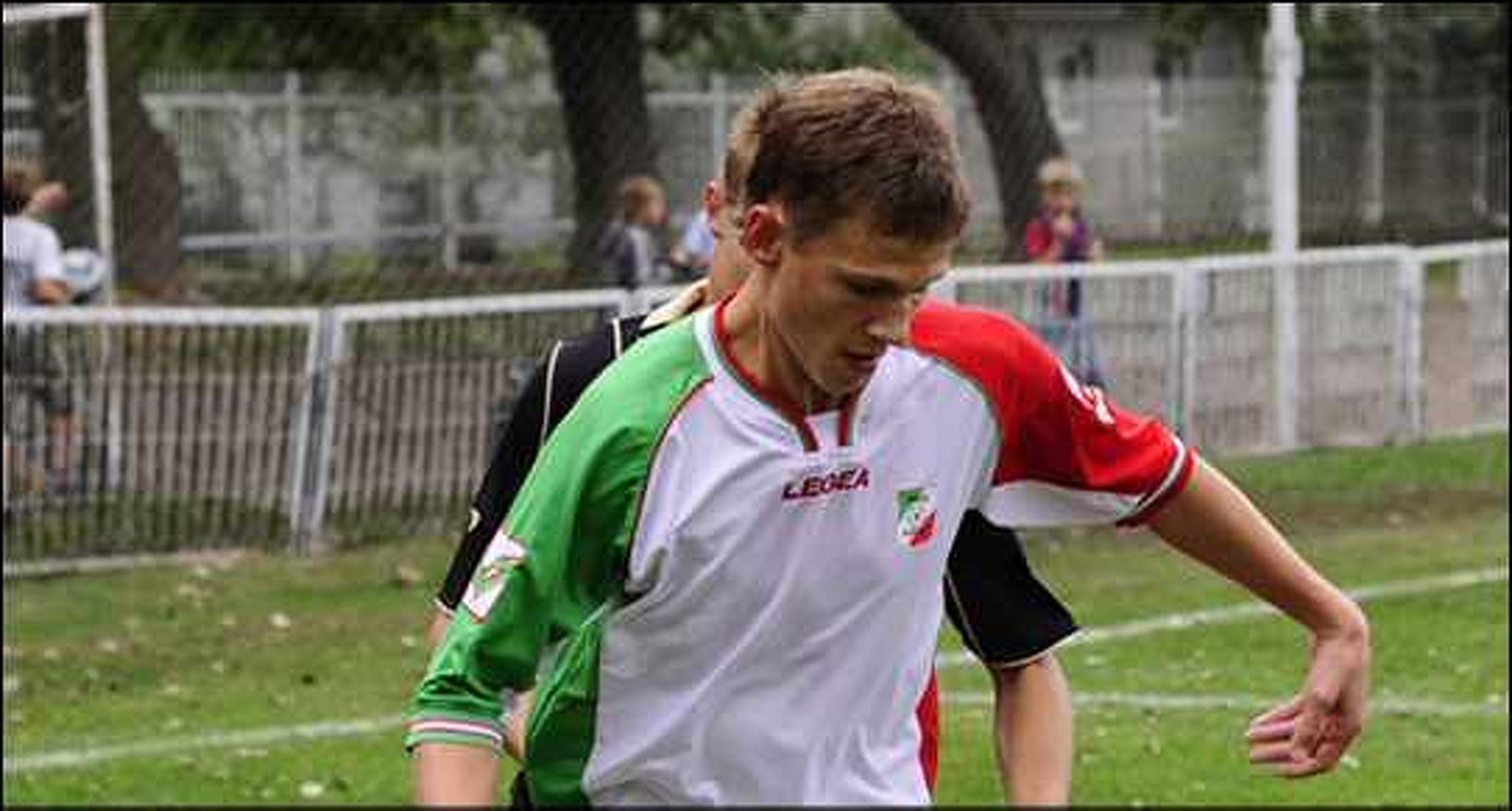 Michał Miller otworzył wynik w Ełku. Fot. mks-korsze.pl