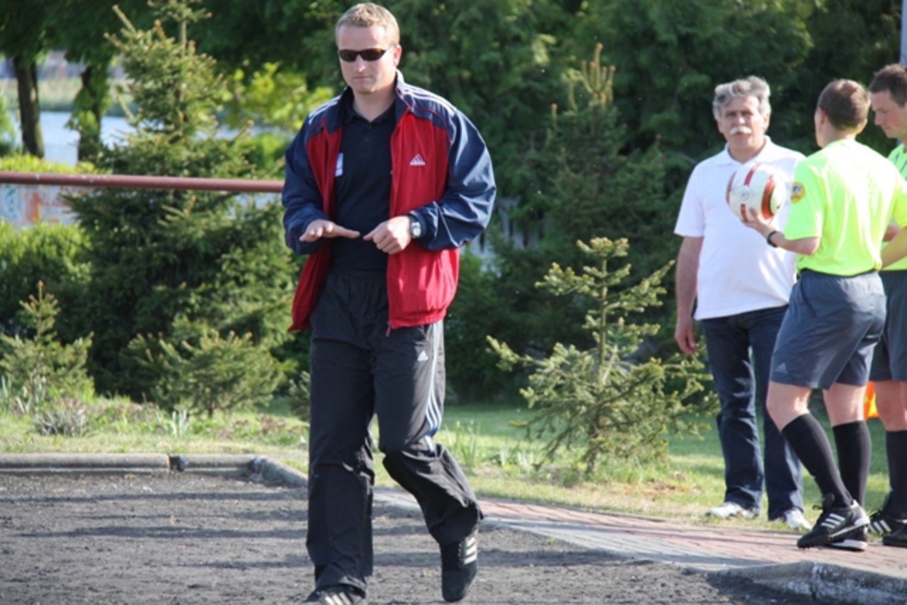 Po powrocie Mariusza Niedziółki do Vęgorii piłkarze z Węgorzwa wygrali dwa mecze z rzędu. Fot. archiwum prywatne.