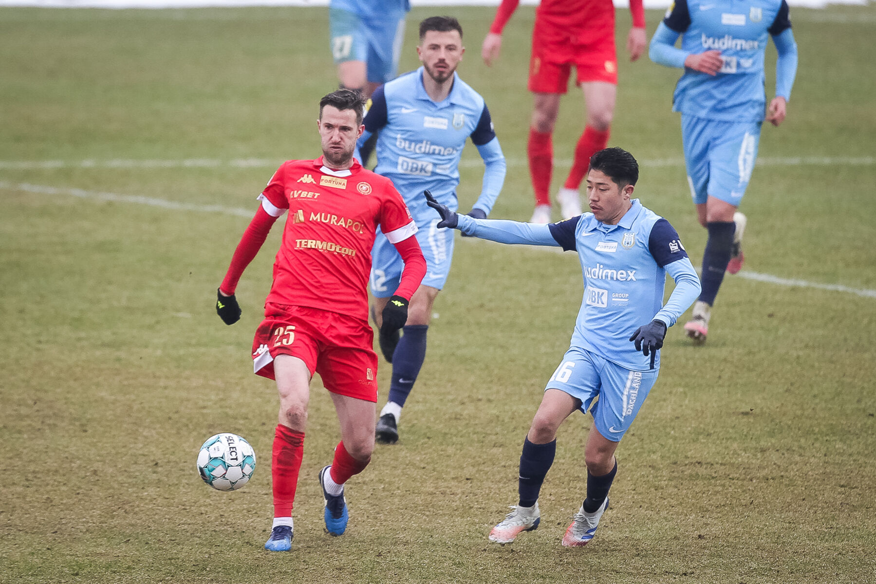 Stomil Olsztyn przegrał z Widzewem 0:1. Fot. Łukasz Kozłowski