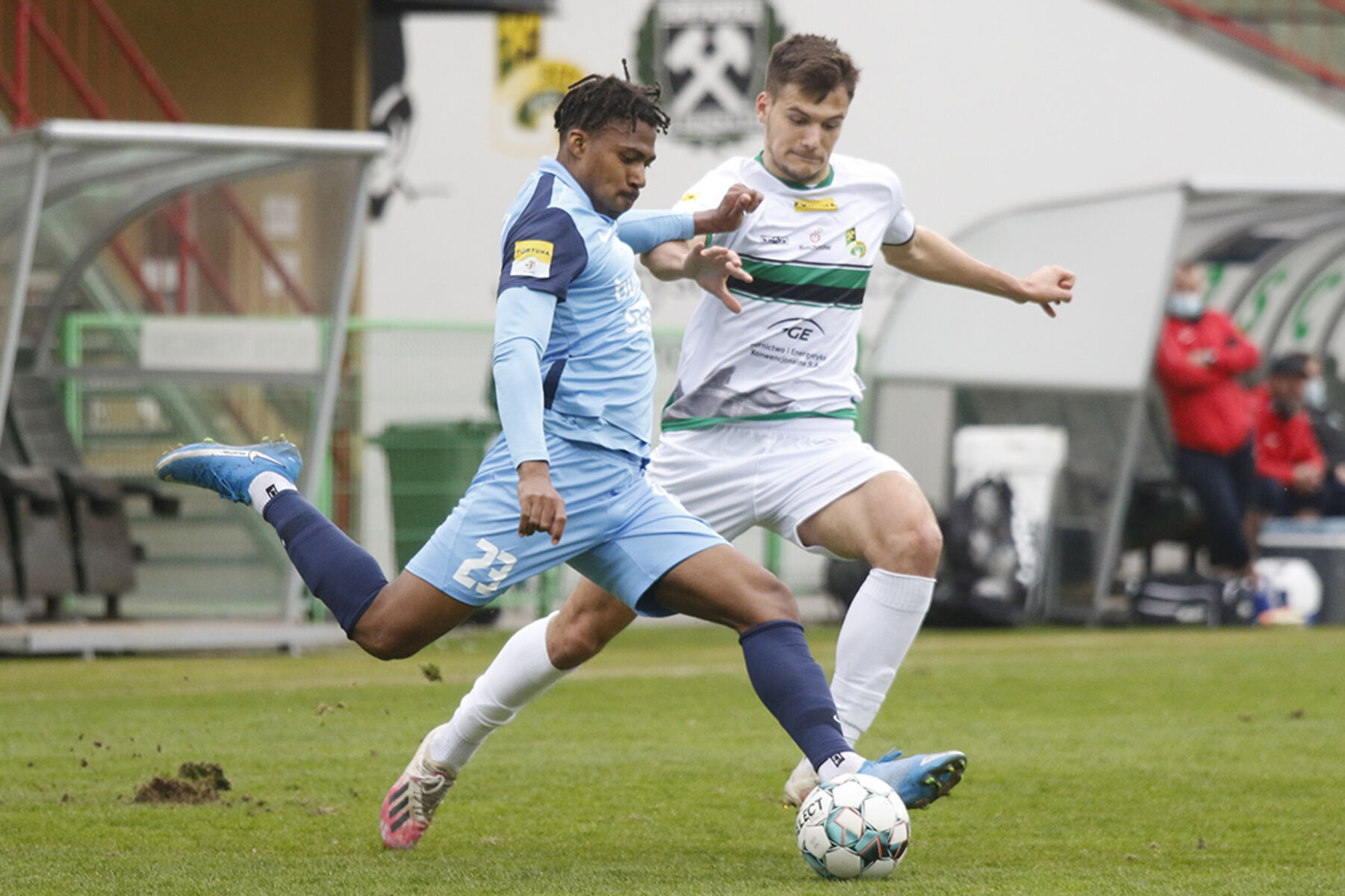 Stomil Olsztyn wygrał 3:2 w Bełchatowie z GKS-em. Fot. Paweł Piekutowski / stomilolsztyn.com