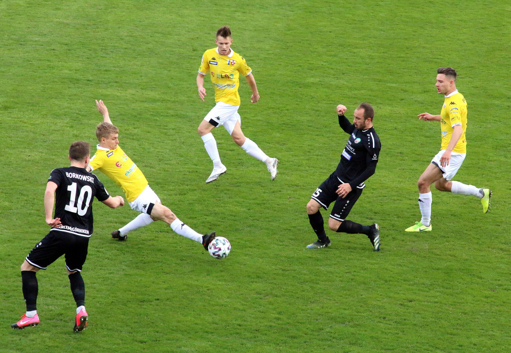 Olimpia Elbląg przegrała 1:2 z Górnikiem Polkowice. Fot. ksgornik.eu
