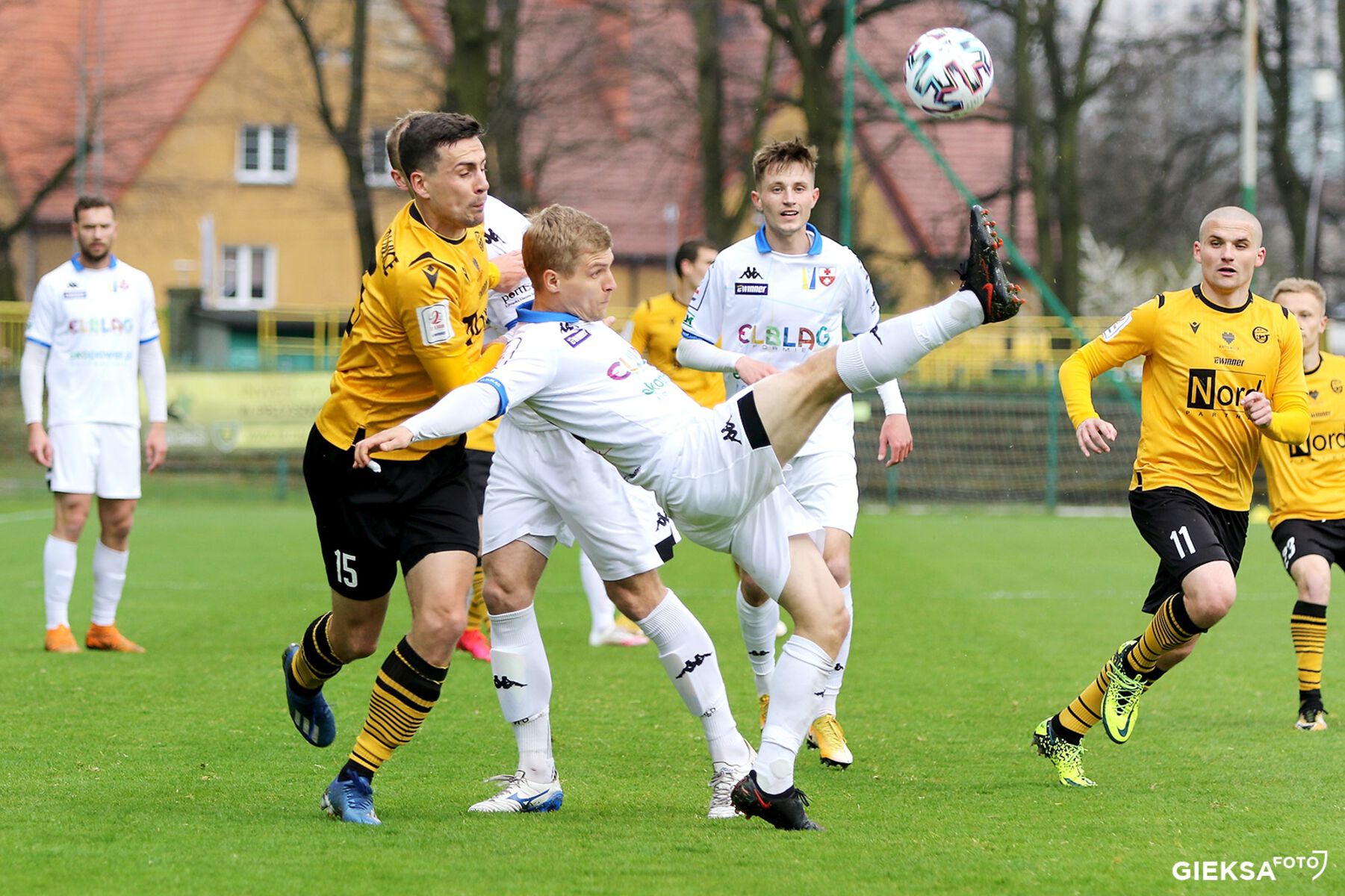 Olimpia Elbląg przegrała 0:1 z GKS-em Katowice. Fot. gkskatowice.eu