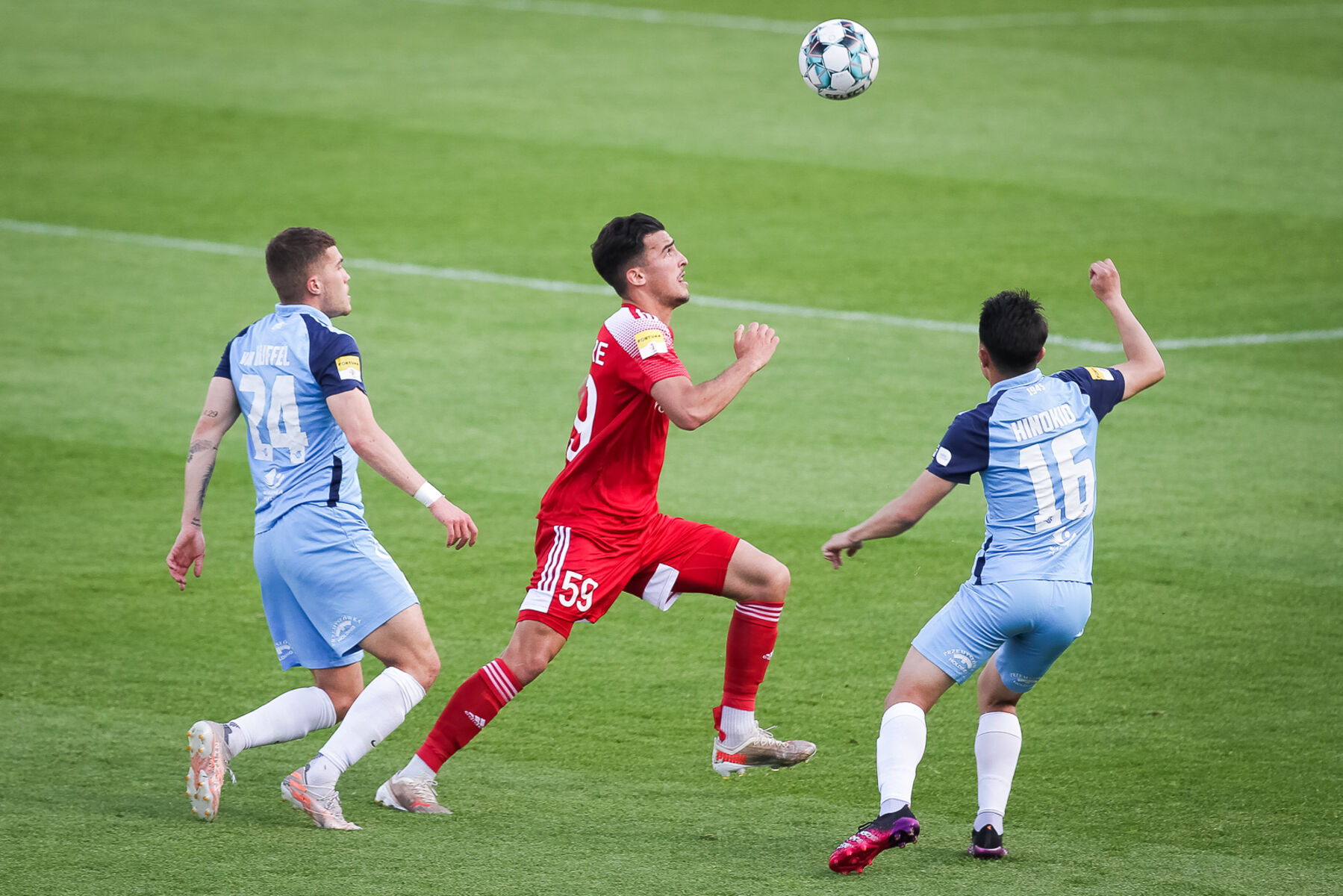 Stomil Olsztyn zremisował 1:1 z Miedzią Legnica. Fot. Łukasz Kozłowski 