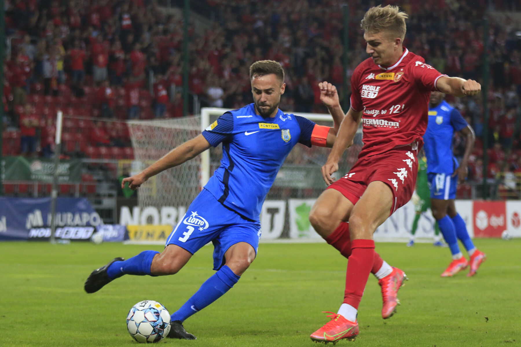 W Łodzie z Widzewem Stomil Olsztyn przegrał 0:2. Fot. Paweł Piekutowski / stomilolsztyn.com