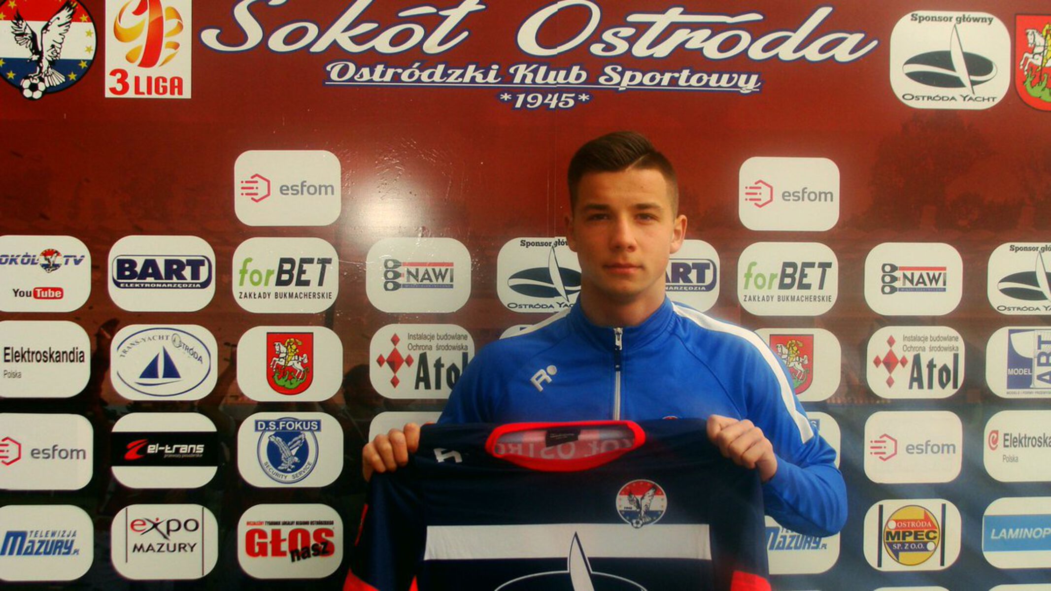 Dominik Wasiak. Fot. sokolostroda.com