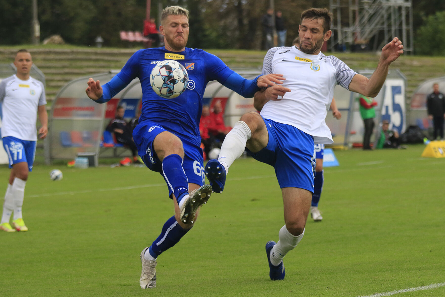 Stomil Olsztyn przegrał 0:2 z Odrą Opole. Fot. Paweł Piekutowski