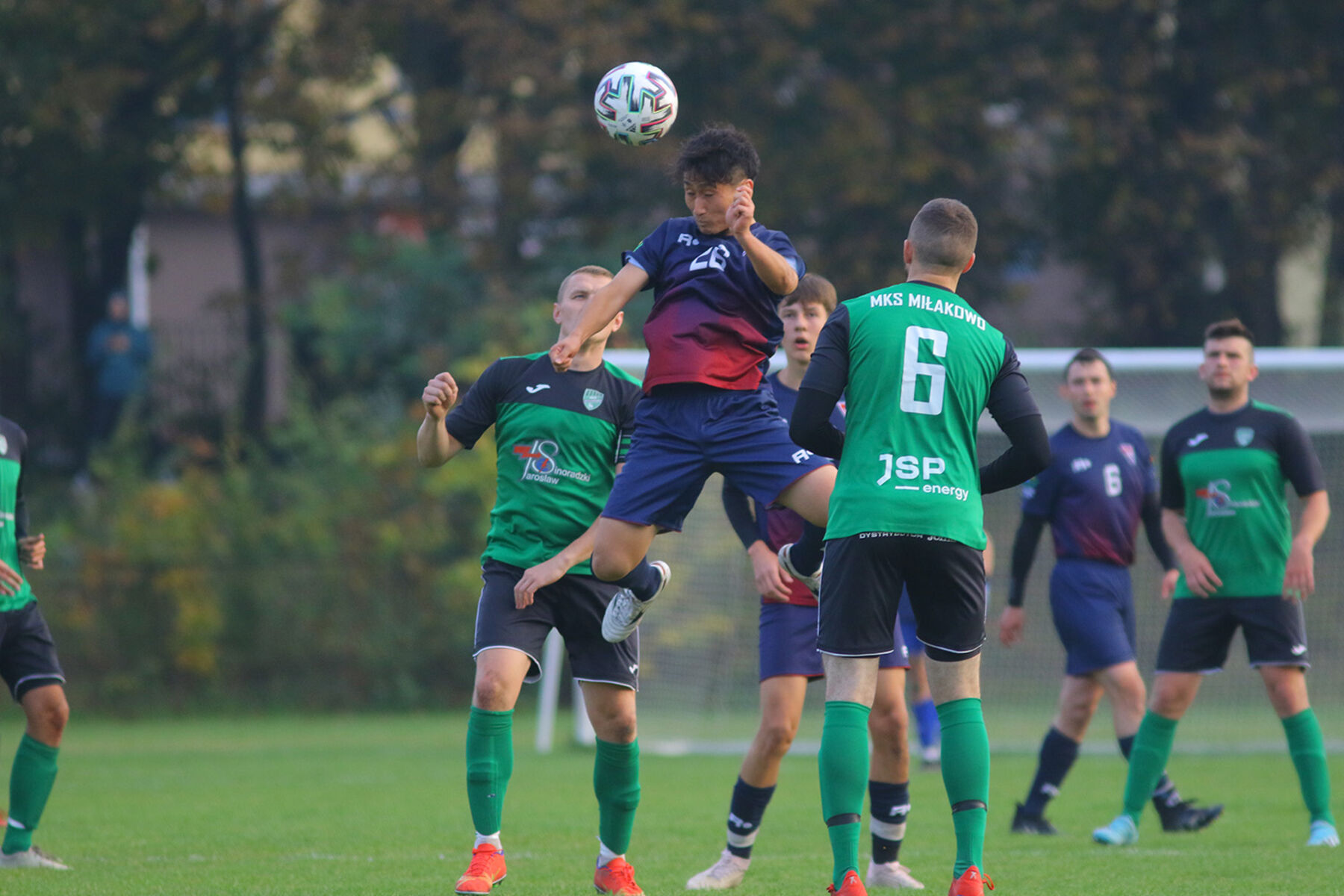 Warmia Olsztyn pokonała MKS Miłakowo 4:2. Fot. Paweł Piekutowski