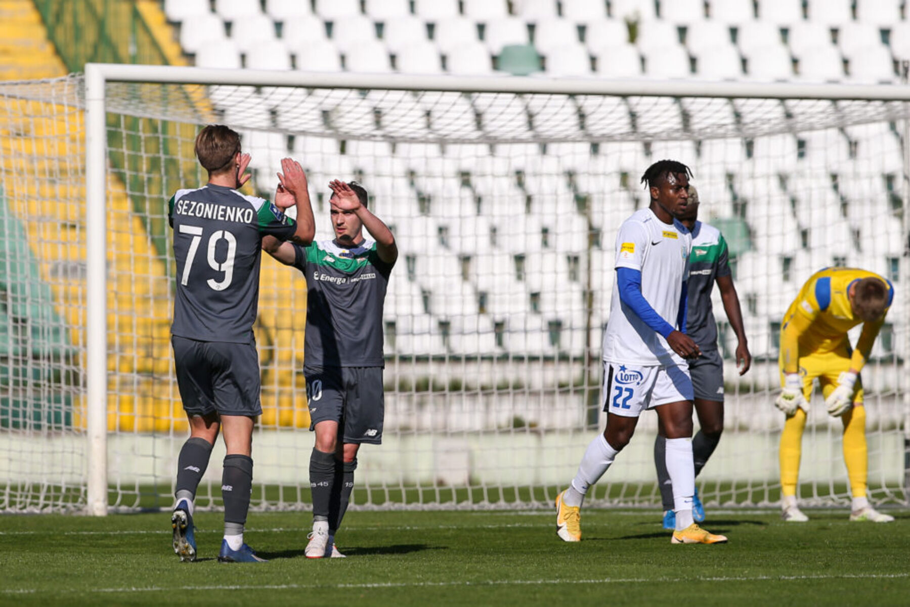 Stomil Olsztyn przegrał 0:5 z Lechią Gdańsk. Fot. lechia.pl