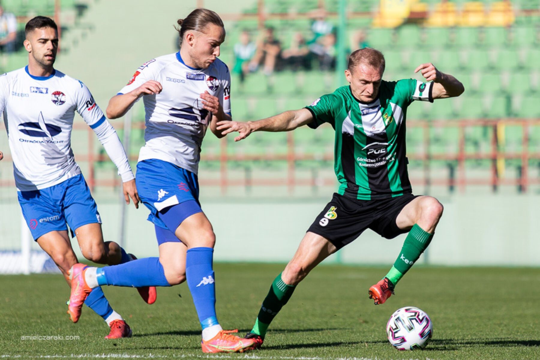 GKS Bełchatów wygrał 2:0 z Sokołem Ostróda. Fot. gksbelchatow.com