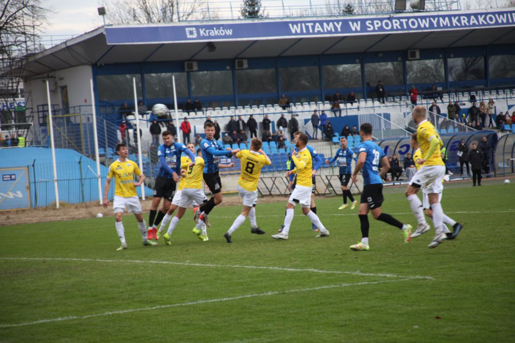 Olimpia Elbląg wygrała 3:0 z Hutnikiem Kraków. Fot. hutnik.org