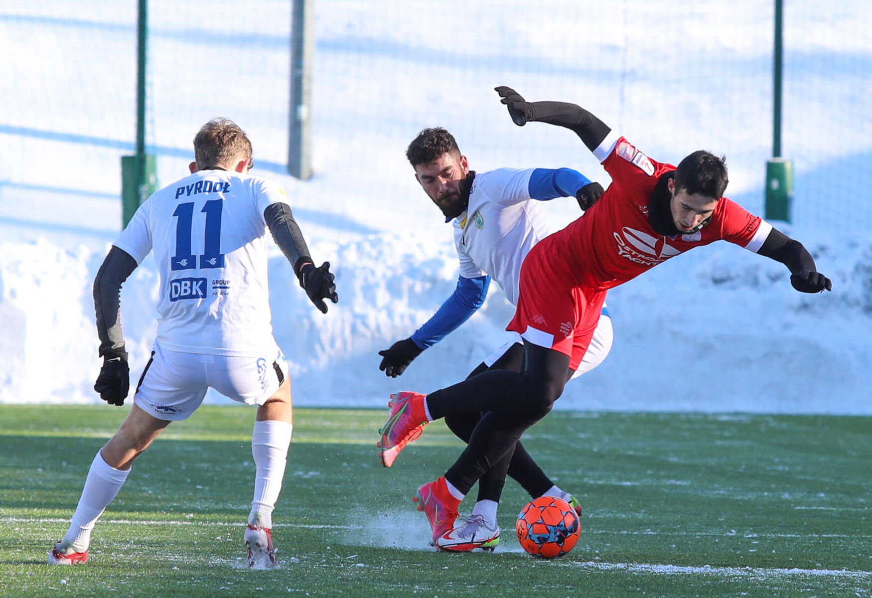 Stomil Olsztyn pokonał Sokół Ostróda 2:0. Fot. Łukasz Kozłowski