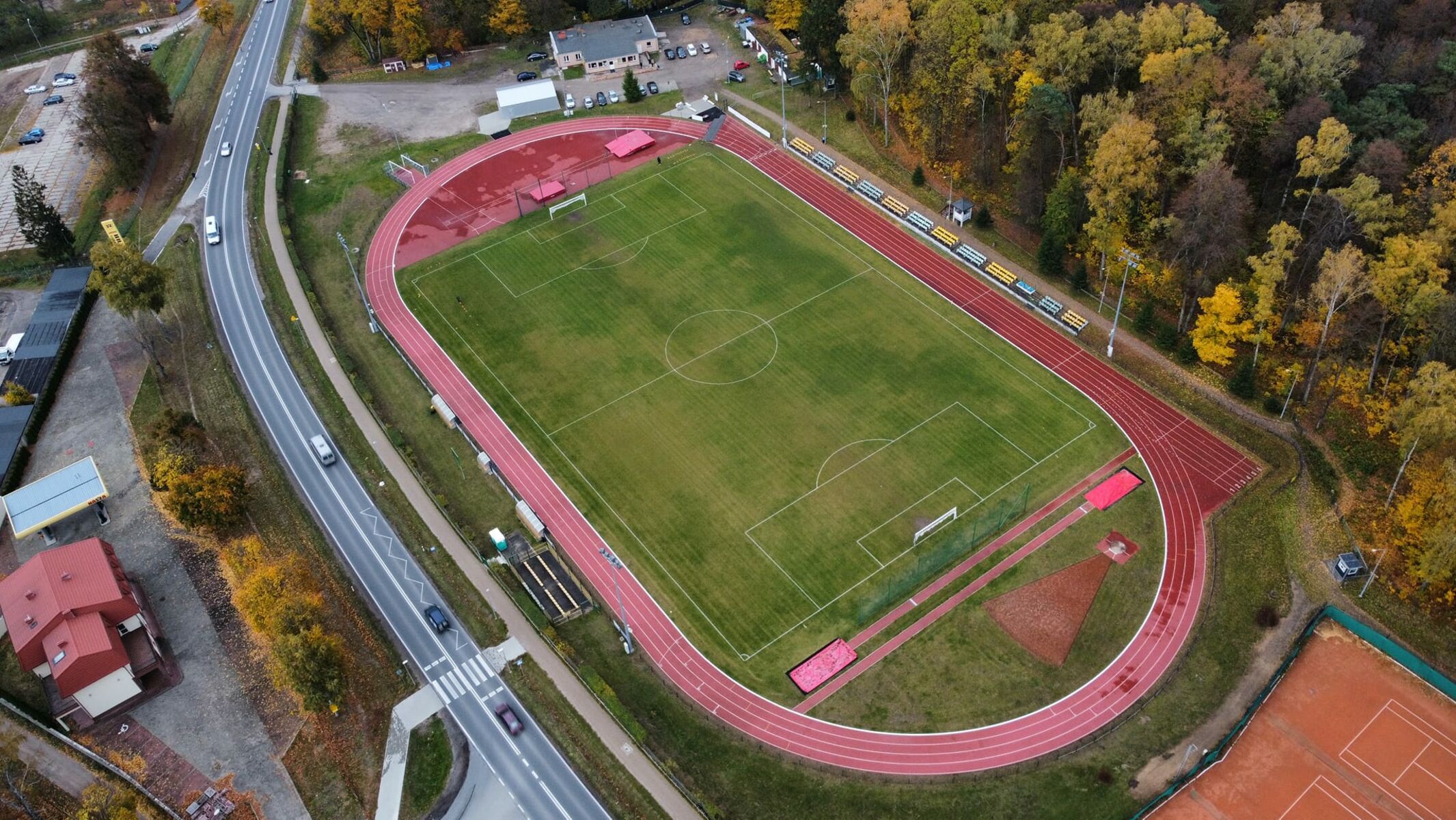 Stadion Mamr Giżycko. Fot. Paweł Piekutowski