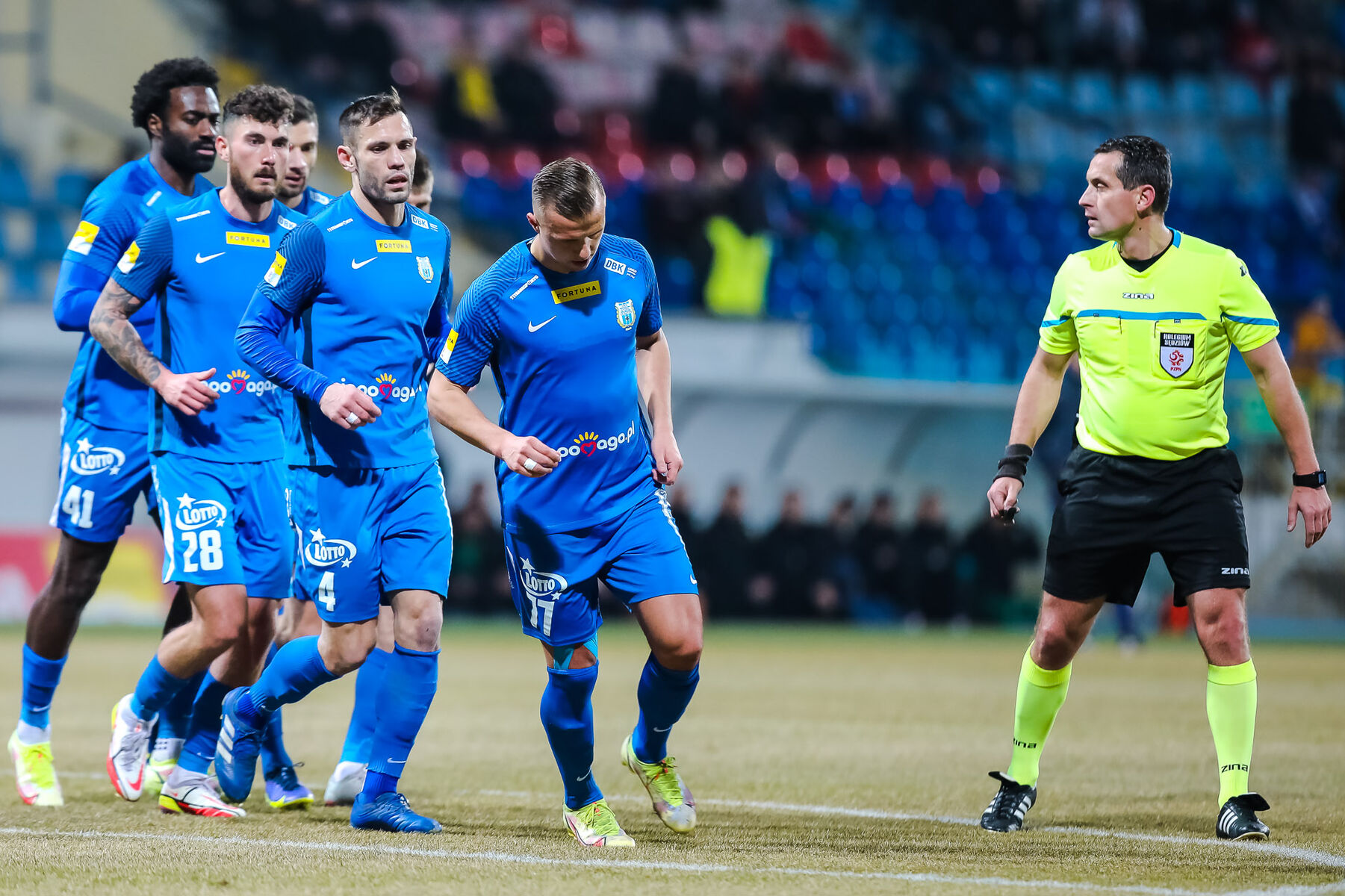 Stomil Olsztyn przegrał 0:3 z GKS-em Jastrzębie. Fot. Łukasz Kozłowski