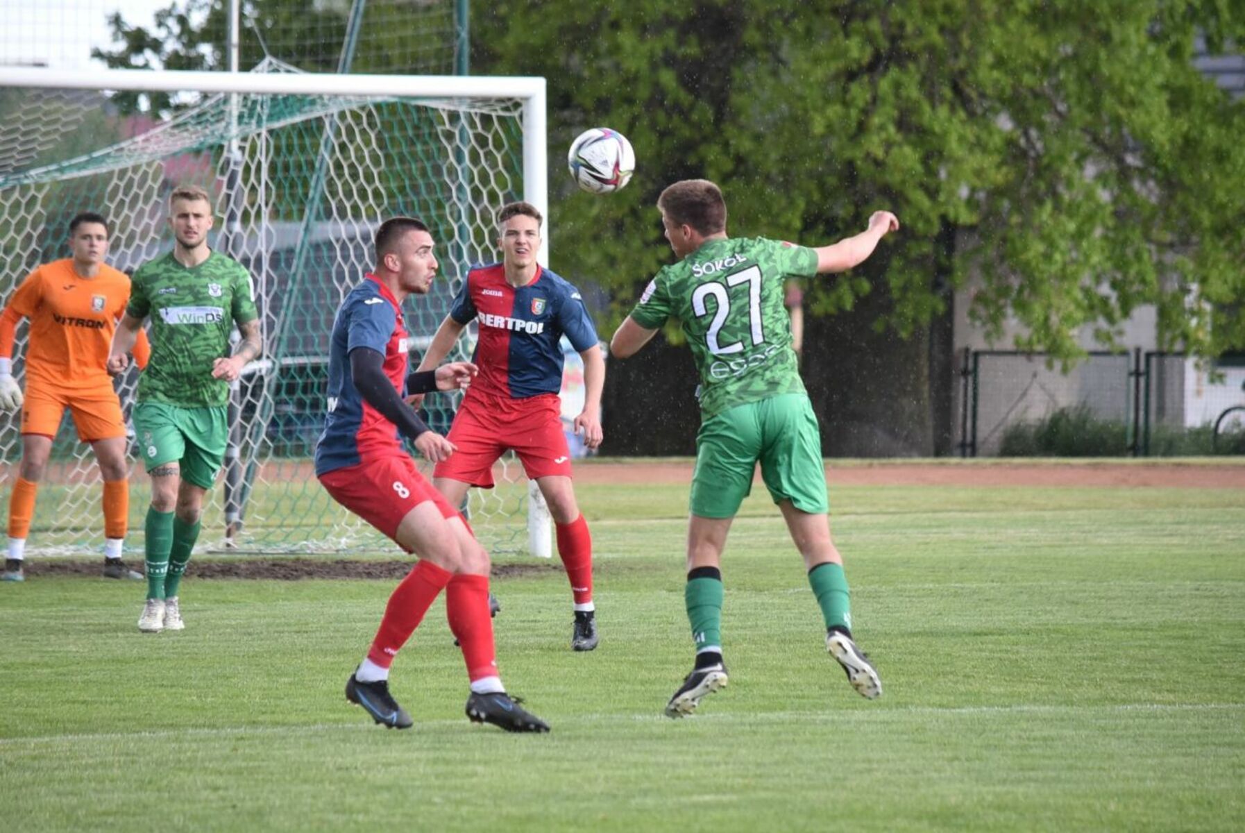 Znicz wygrał z Sokołem 4:1. Fot. Łukasz Szymański.