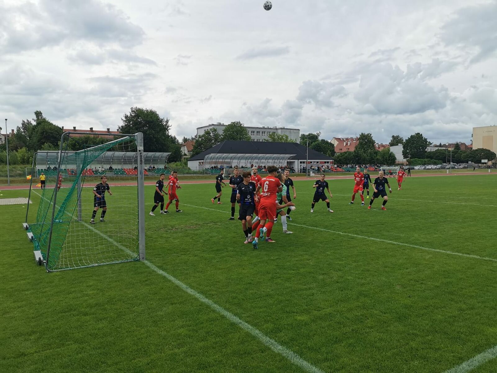 Sokół Ostróda przegrał 1:5 z Zawiszą Bydgoszcz. Fot. sokolostroda.com