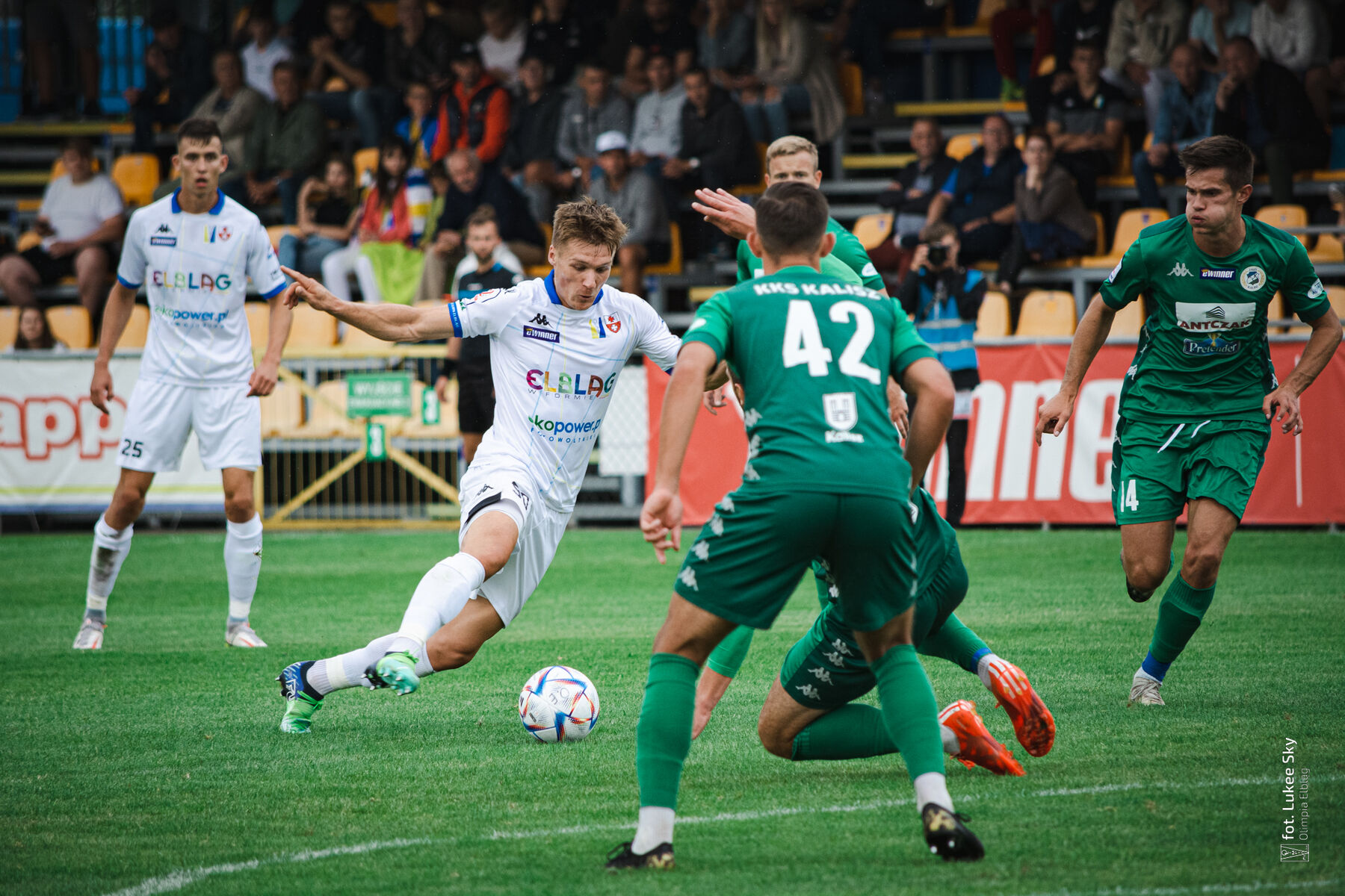 Olimpia Elbląg zagra z Pogonią Siedlce. Fot. zksolimpia.pl