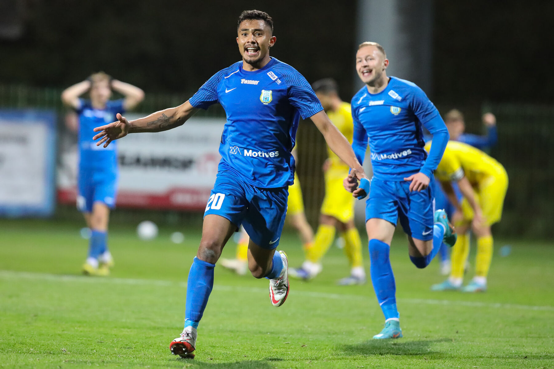 Wercik Caetano strzelił bramkę na 3:2. Fot. Łukasz Kozłowski