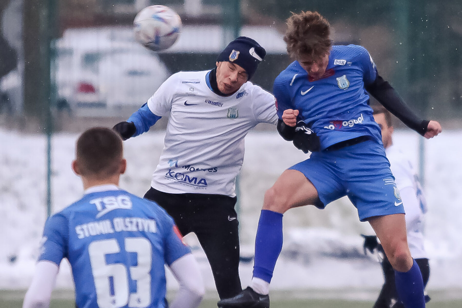 Stomil Olsztyn wygrał 2:0 z juniorami Stomilu Olsztyn. Fot. Łukasz Kozłowski