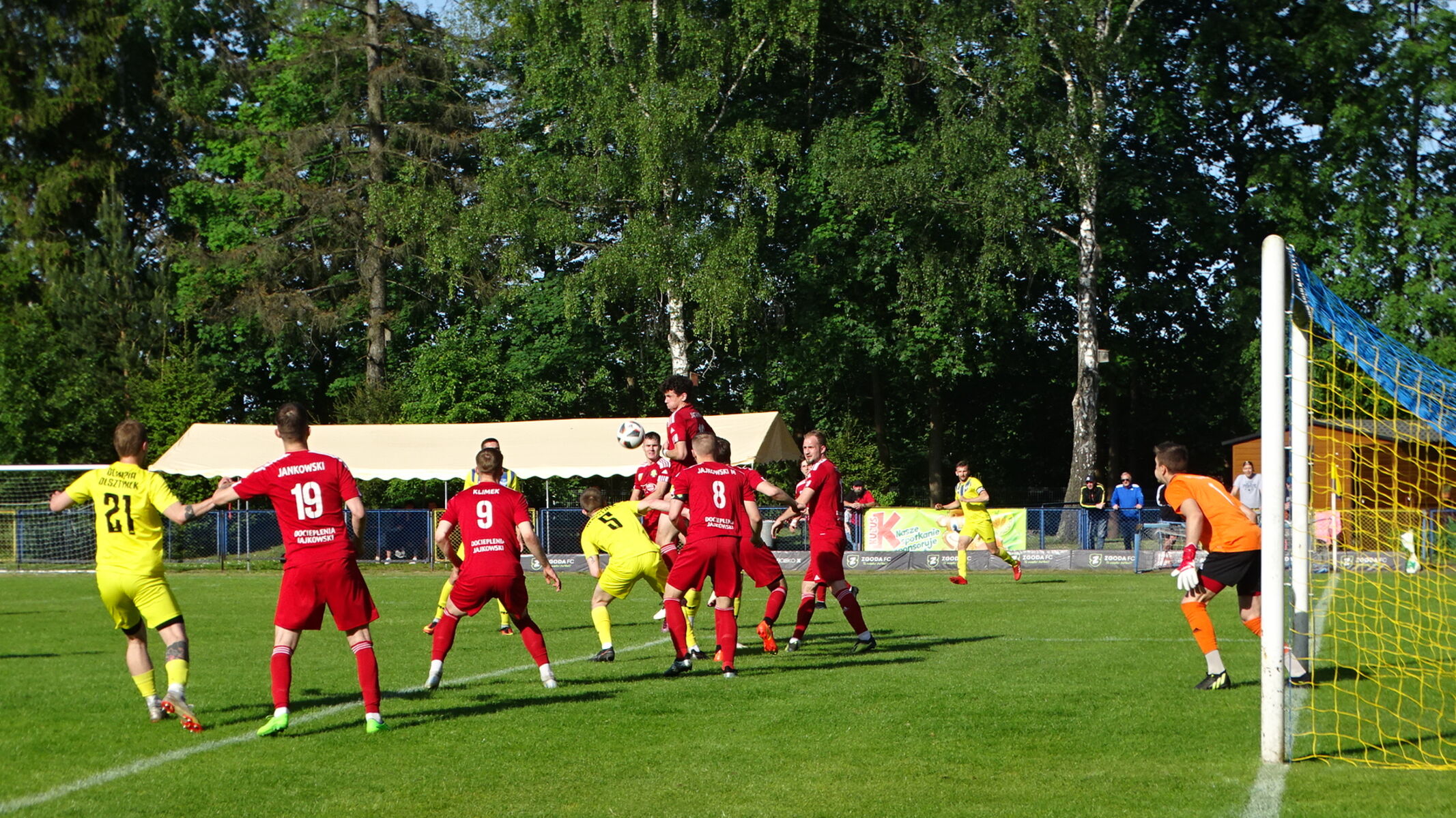 GKS Wikielec zremisował z Olimpią Olsztynek. Fot. Olimpia Olsztynek