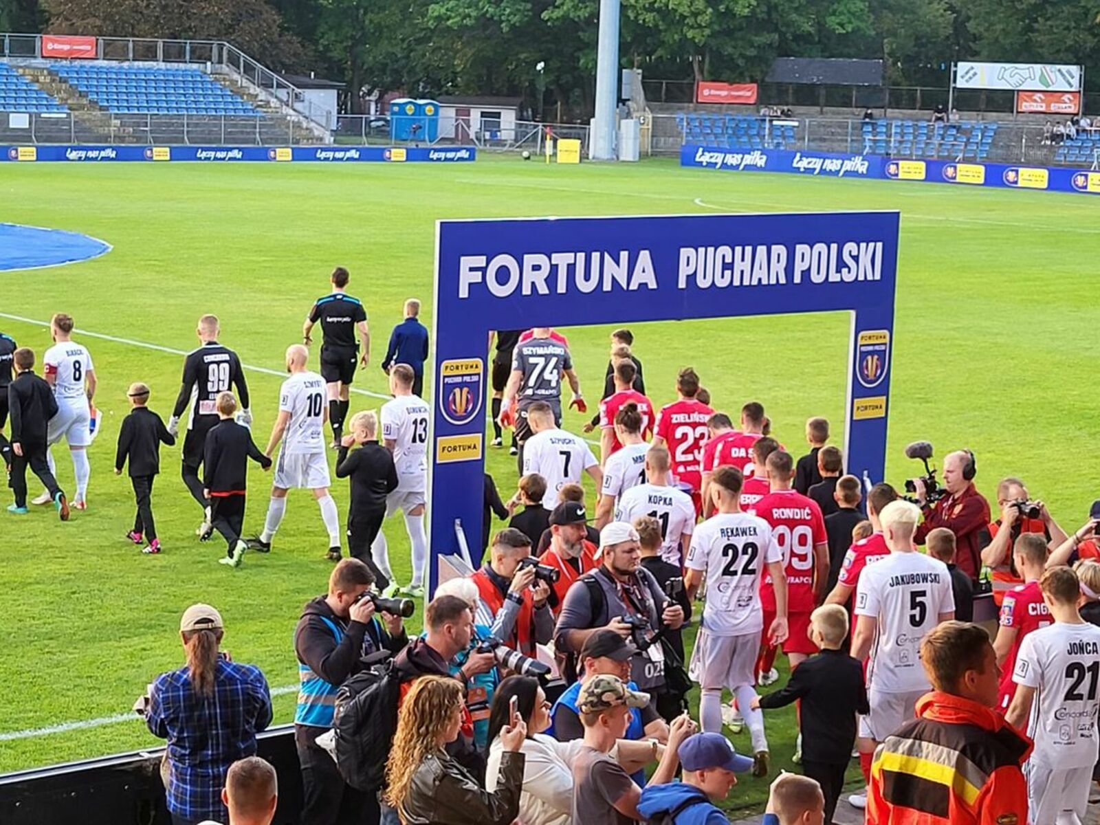 Concordia Elbląg przegrała 0:4 z Widzewem Łódź. Fot. concordia.elblag.pl