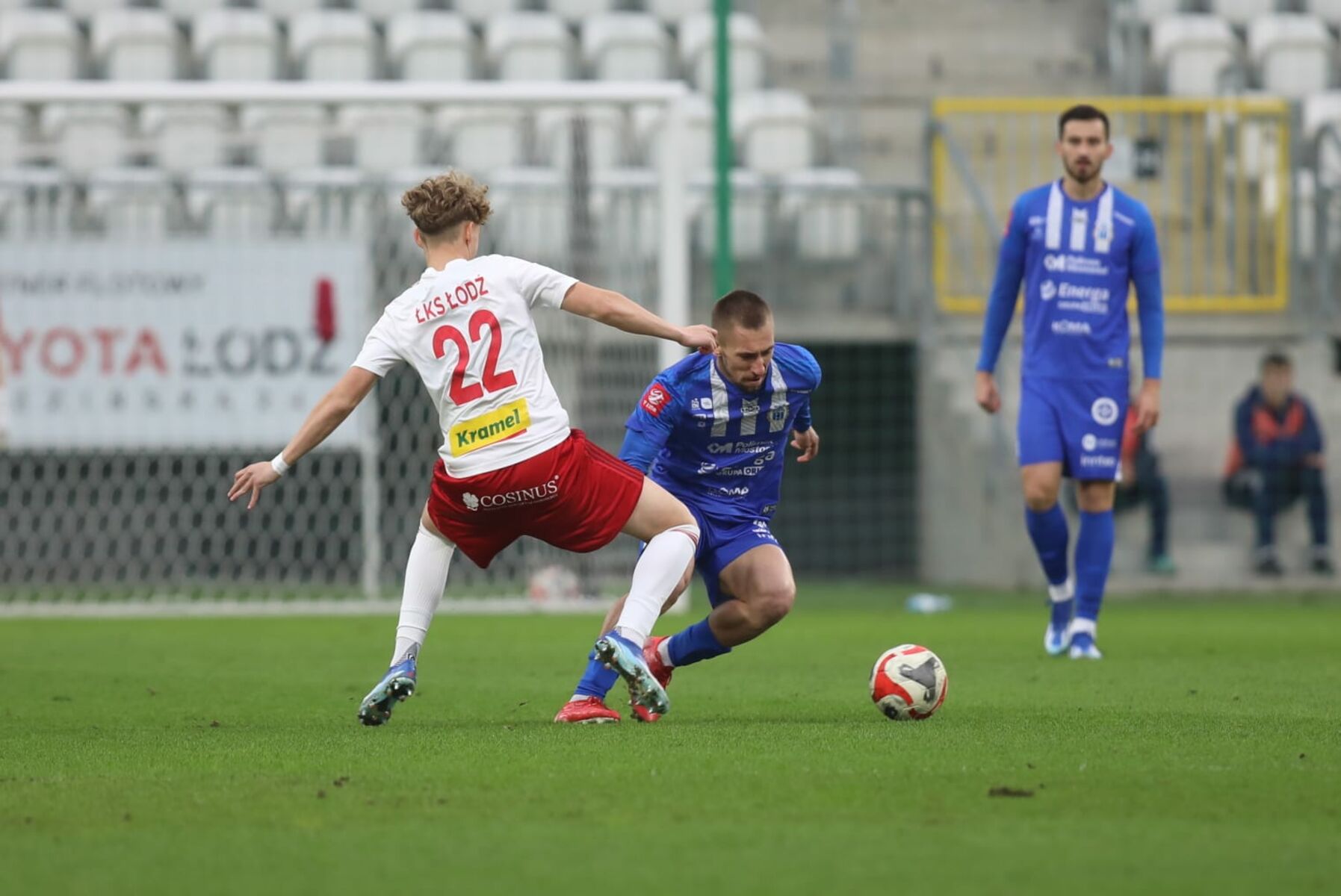 Stomil Olsztyn przegrał 0:2 z ŁKS-em Łódź. Fot. Łukasz Kozłowski