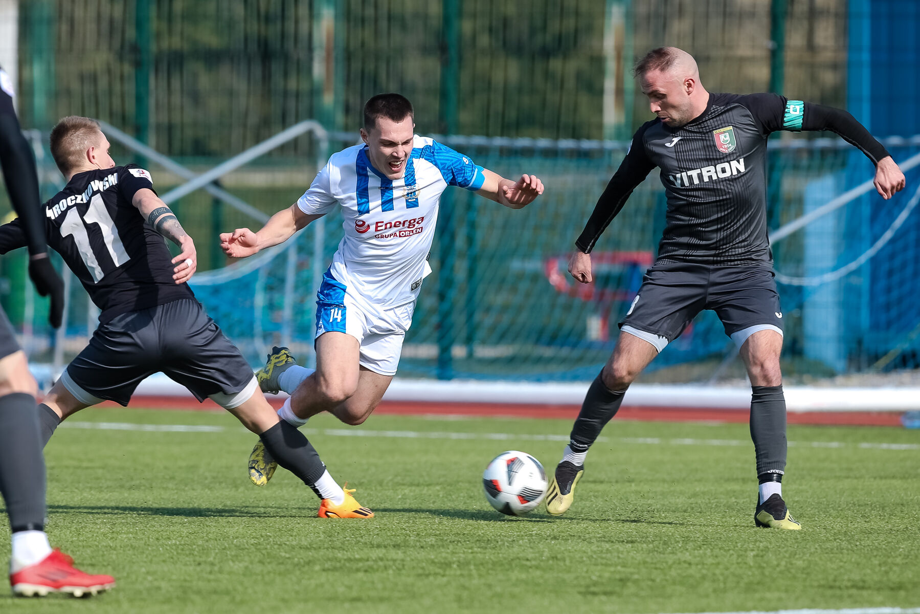 Znicz Biała Piska wygrał 3:0 w Olsztynie. Fot. Łukasz Kozłowski