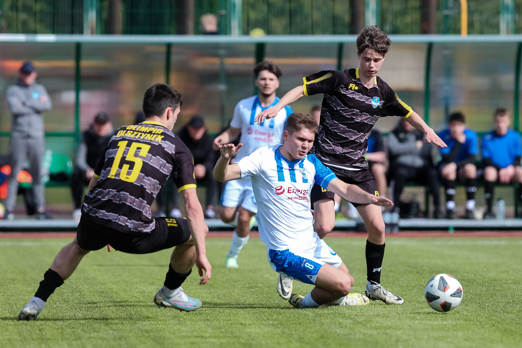 Stomil II Olsztyn wygrał 2:0 z Olimpią Olsztynek. Fot. Łukasz Kozłowski