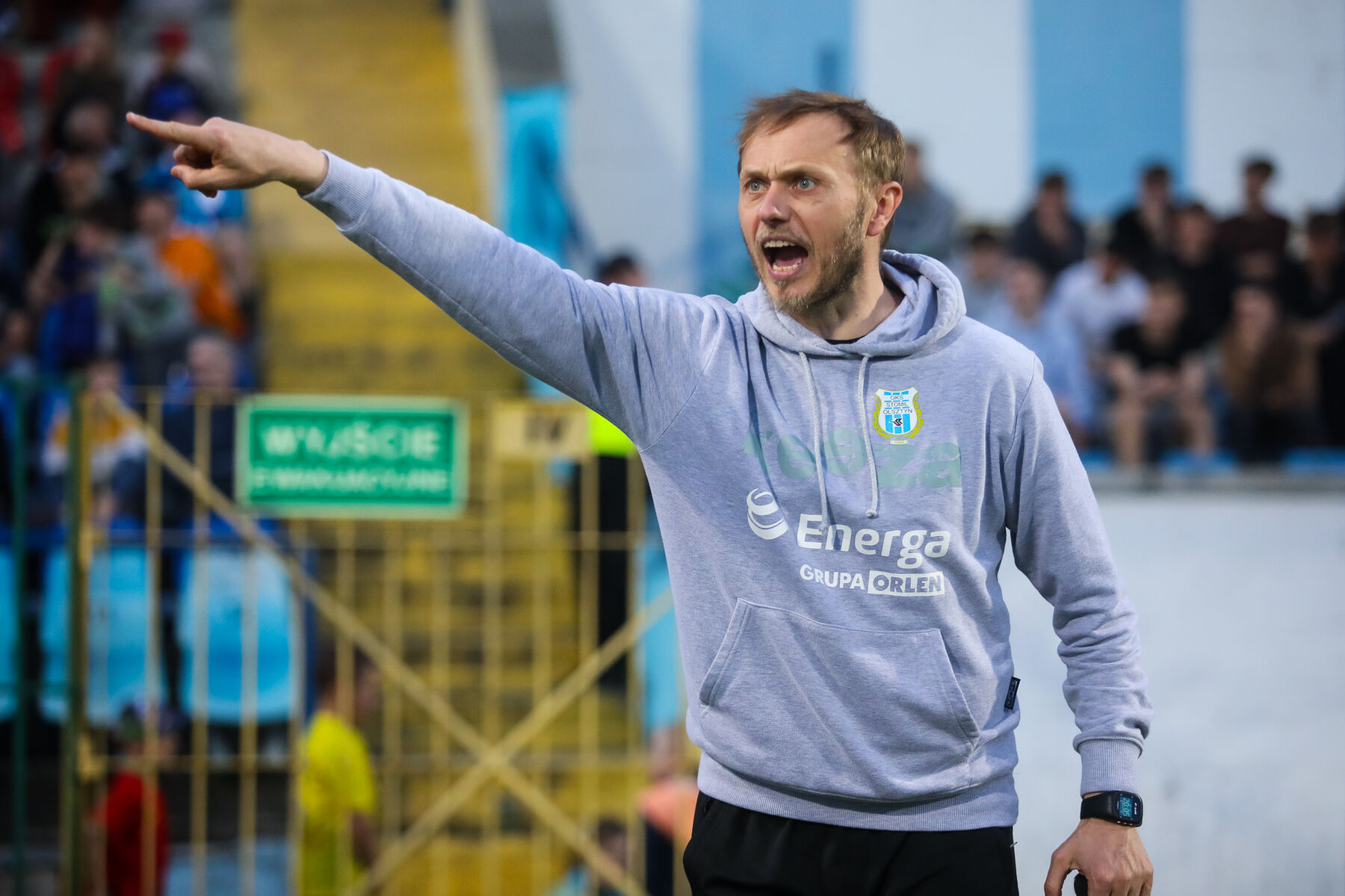 Trenerem Stomilu Olsztyn jest Grzegorz Lech. Fot. Łukasz Kozłowski