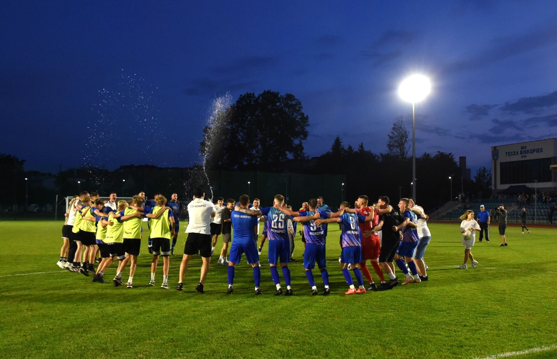 Tęcza Biskupiec zagra w finale Wojewódzkiego Pucharu Polski. Fot. Łukasz Szymański
