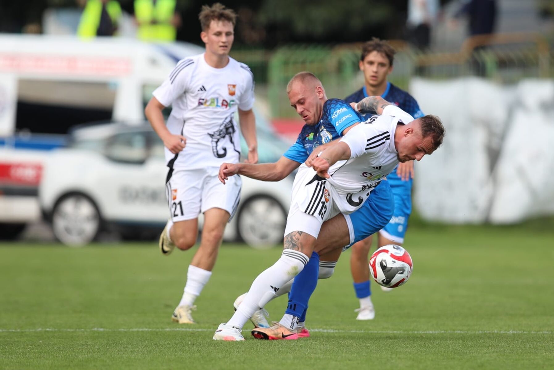 Concordia Elbląg wygrała 3:2 ze Stomilem Olsztyn. Fot. Łukasz Kozłowski