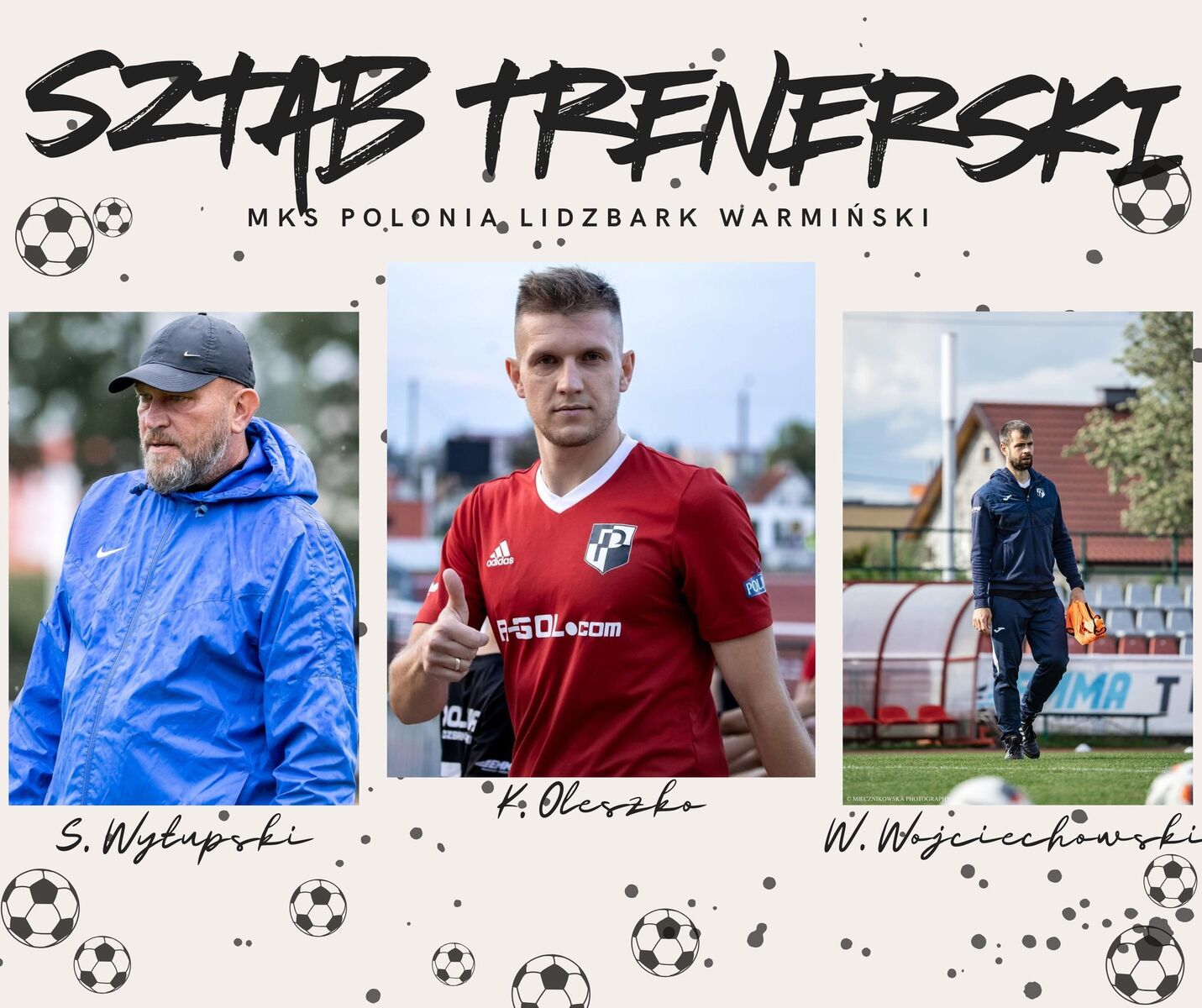 Tymczasowy duet poprowadzi Polonię Lidzbark Warmiński. Fot. Polonia Lidzbark Warmiński