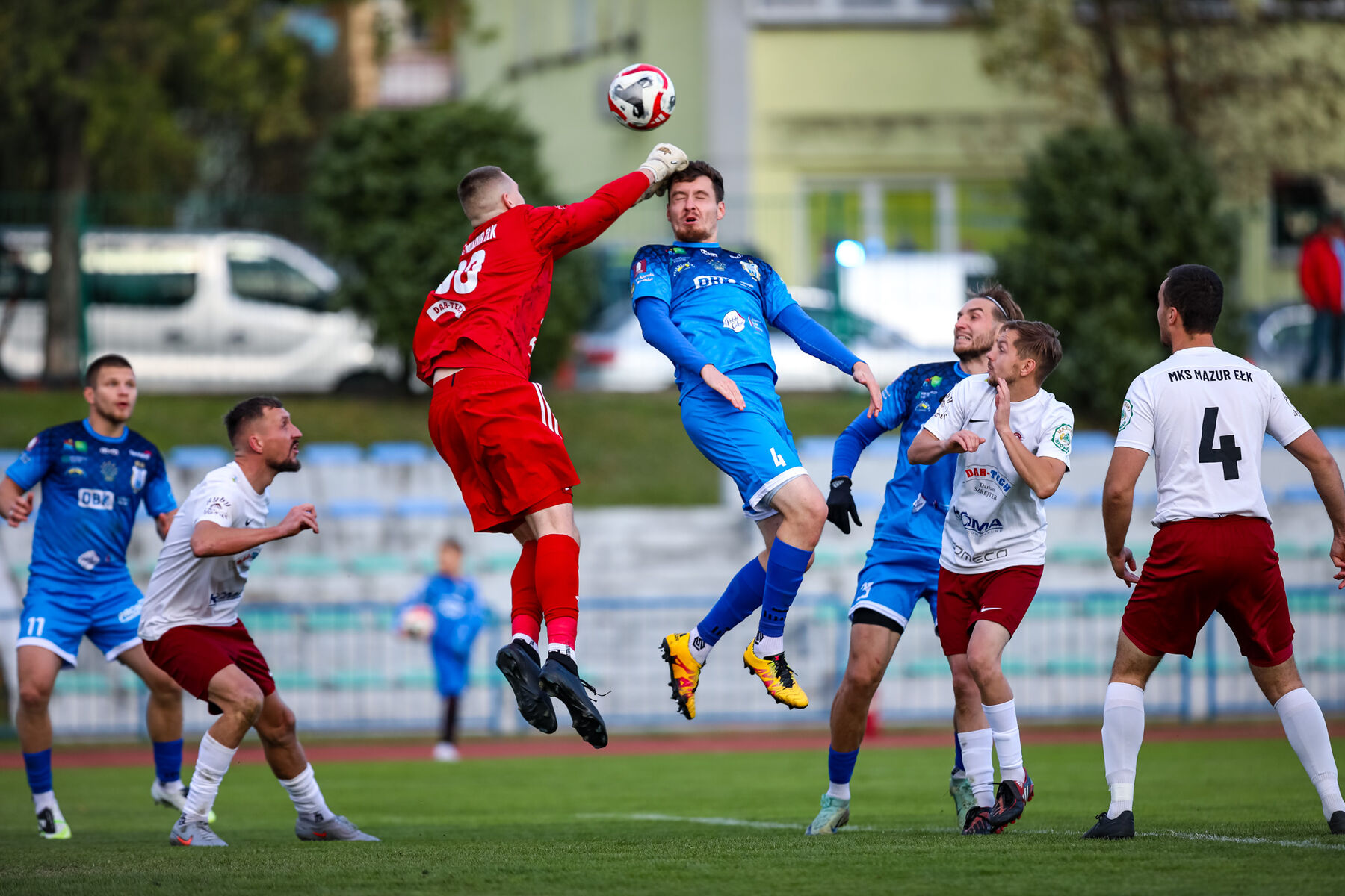 Stomil Olsztyn wygrał 2:0 w Ełku z Mazurem. Fot. Łukasz Kozłowski