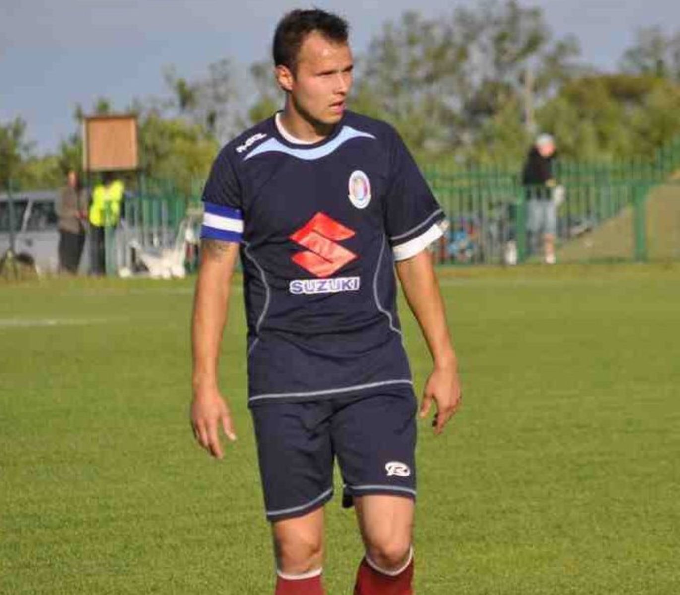 Marcin Łukaszewski popisał się w Gołdapi hat-trickiem. Fot. Emil Marecki