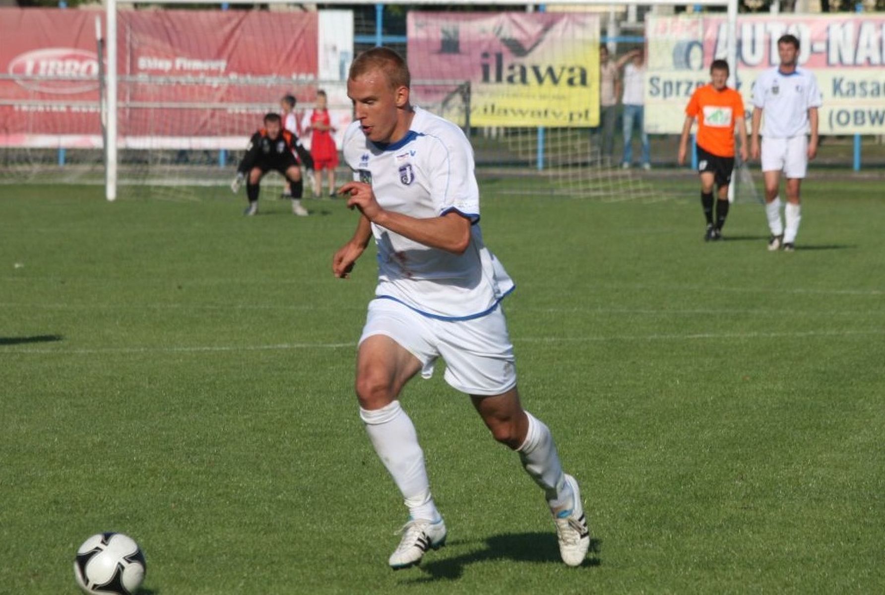 Marcin Kalkowski grał w Jezioraku półtora roku. Fot. stomil.olsztyn.pl