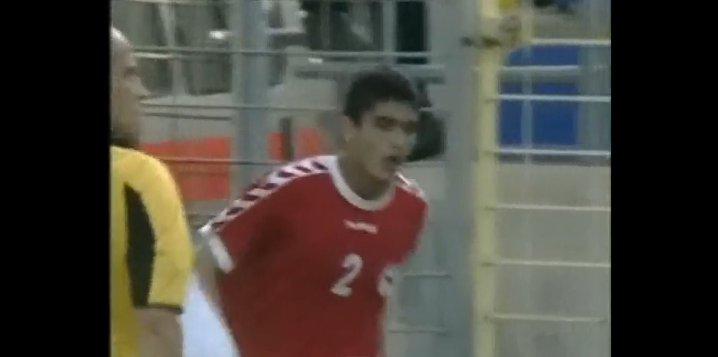 Hayk Chilingaryan w meczu młodzieżowej reprezentacji Armenii. Fot. youtube.com