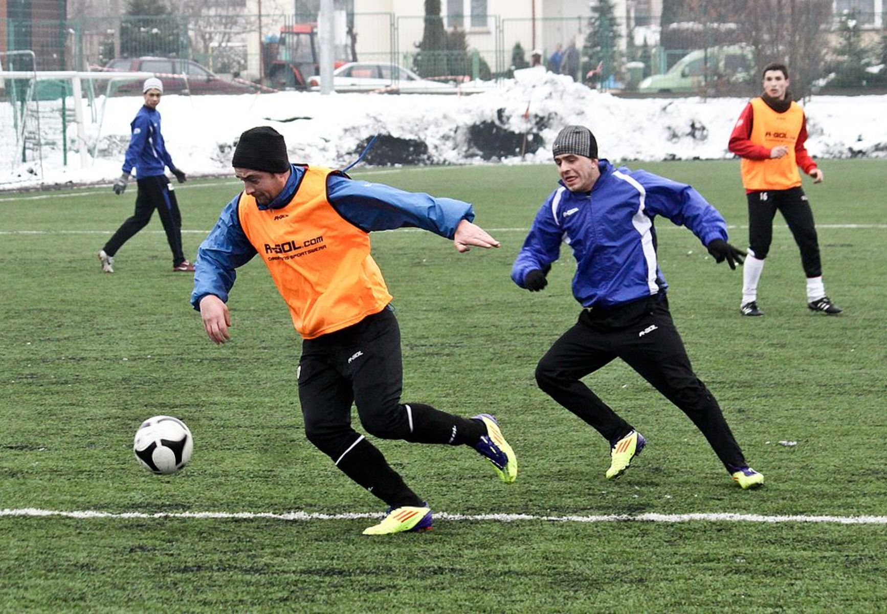 GLKS Jonkowo do 38. minuty prowadziło w meczu 1:0. Fot. Artur Szczepański